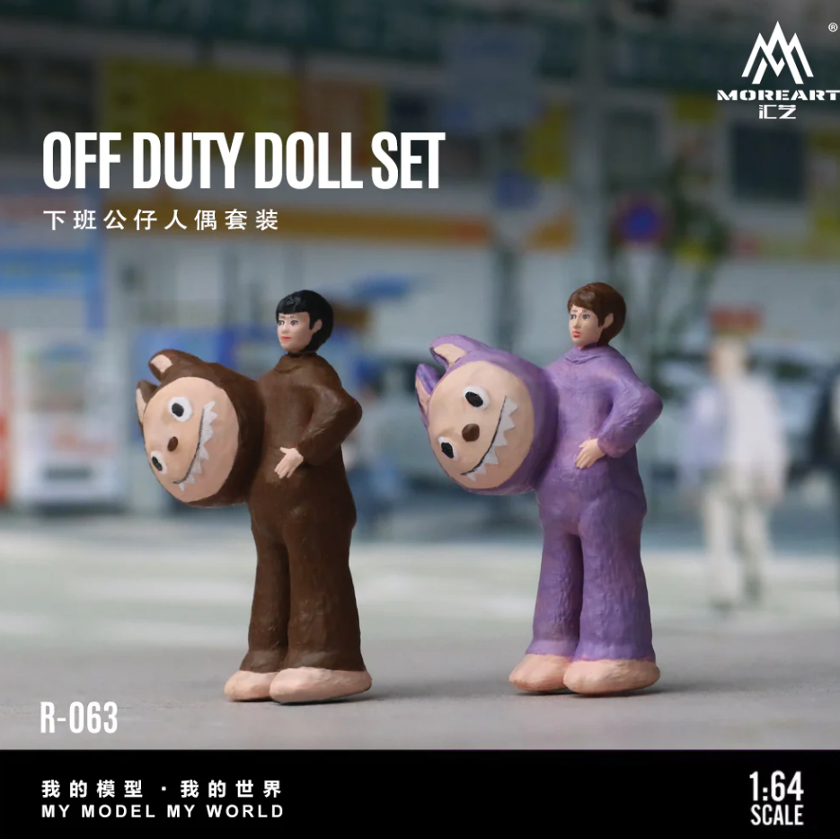 MoreArt 1:64 OFF DUTY DOLLSET