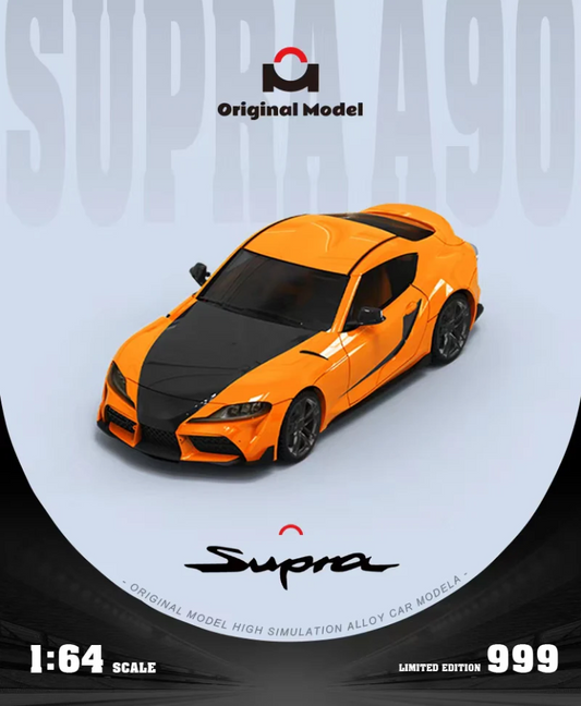 Original Model 1:64 Toyota Supra Orange Fast & Furious