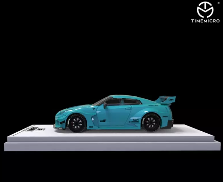 TimeMicro 1:64 Nissan GTR3.0 LBWK Tiffany Blue