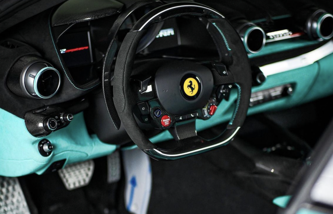 PREORDER Henson & Heaven 1:18 Ferrari 812 Competizione (Tiffany Blue)