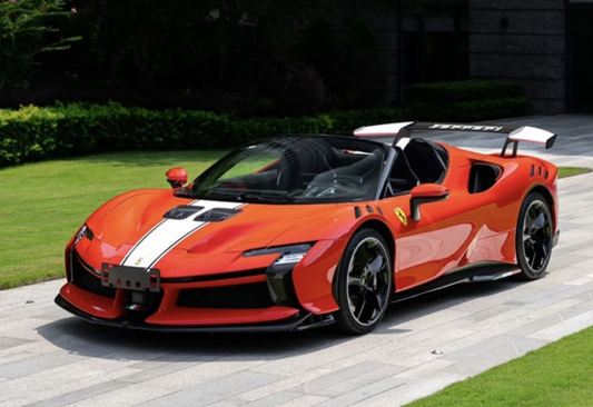 PREORDER BBR 1:18 Ferrari SF90XX Spider (Rosso F1 2004 - White)