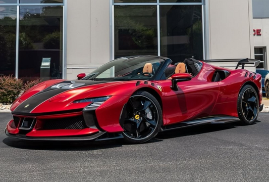 PREORDER BBR 1:18 Ferrari SF90XX Spider (Rosso Magma/Carbon)