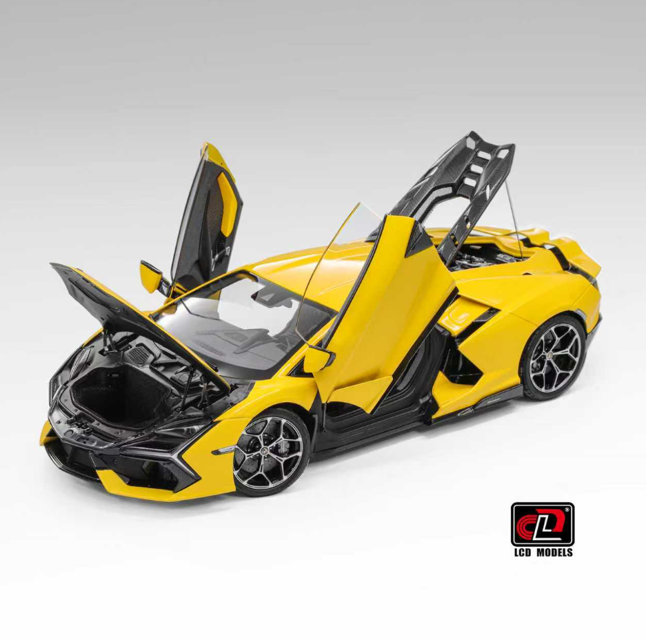 PREORDER LCD 1:18 Lamborghini Revuelto (Yellow)