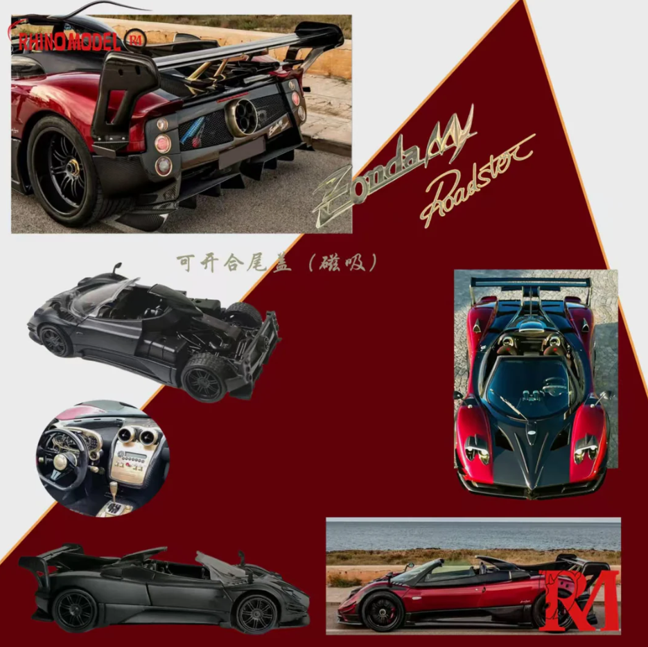 Rhino Model RM 1:64 Pagani Zonda 760 MY Roadster (Ruby Red)