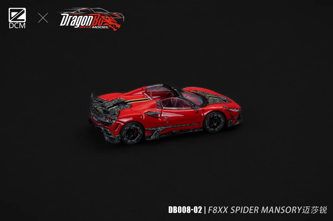 PREORDER DCM x D.BO Model 1:64 Mansory F8XX Spider