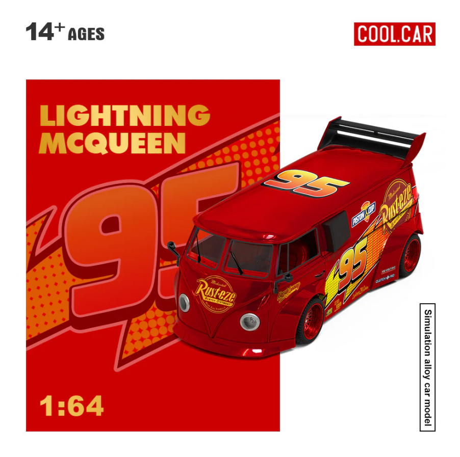 Cool Car 1:64 Volkswagen Pickup Truck T1 (Lightning McQueen)