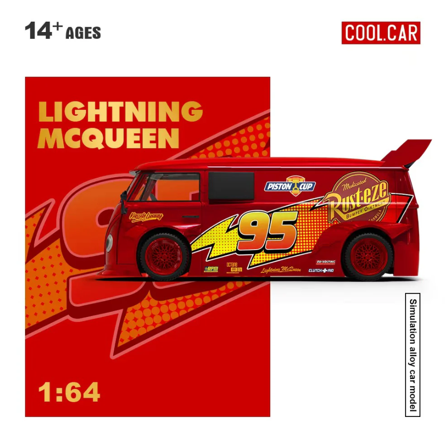 Cool Car 1:64 Volkswagen Pickup Truck T1 (Lightning McQueen)