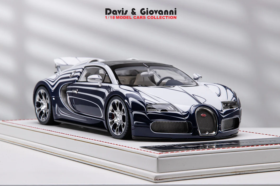 Davis & Giovanni 1:18 Bugatti Veyron Grand Sport L'OR BLANC