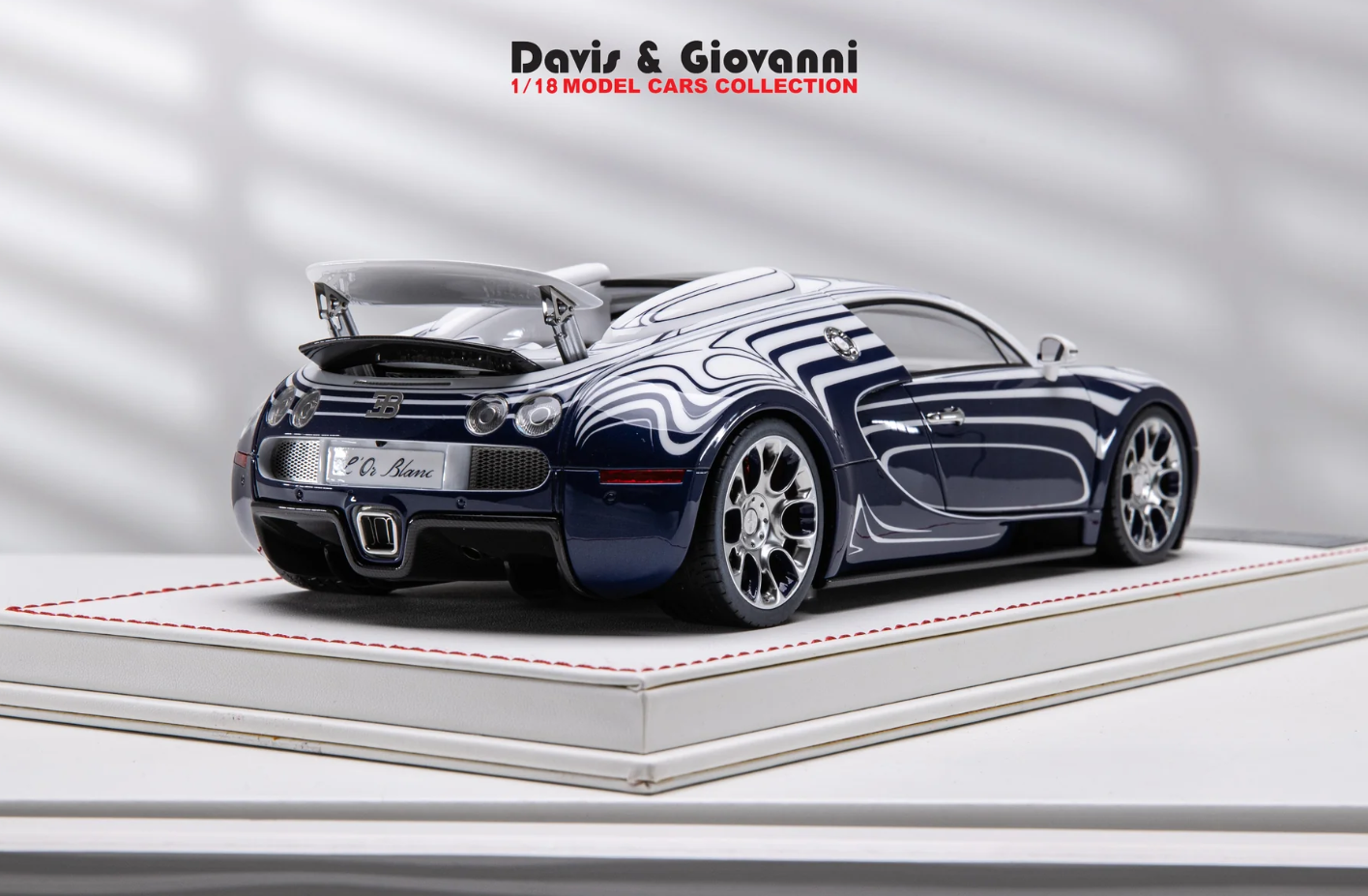 Davis & Giovanni 1:18 Bugatti Veyron Grand Sport L'OR BLANC
