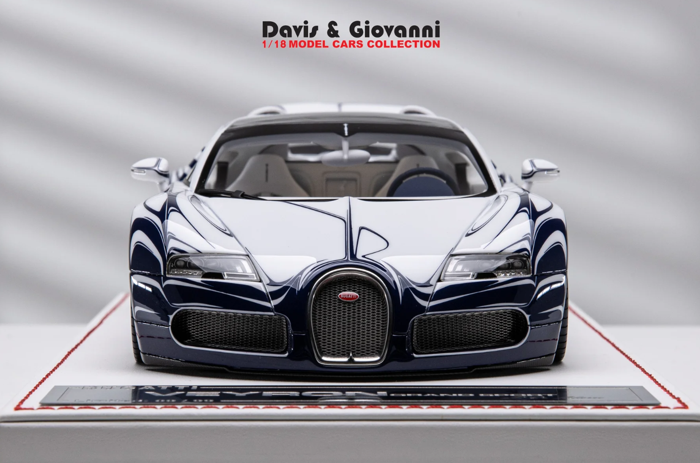 Davis & Giovanni 1:18 Bugatti Veyron Grand Sport L'OR BLANC