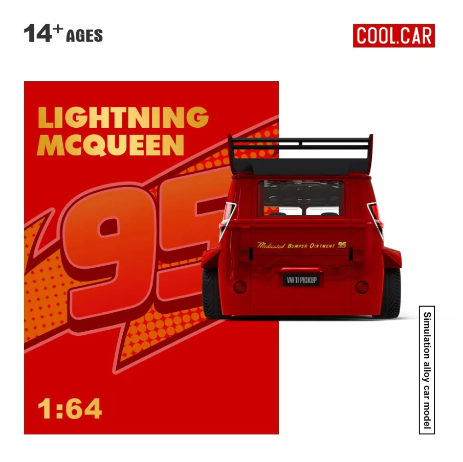 Cool Car 1:64 Volkswagen Pickup Truck T1 (Lightning McQueen)