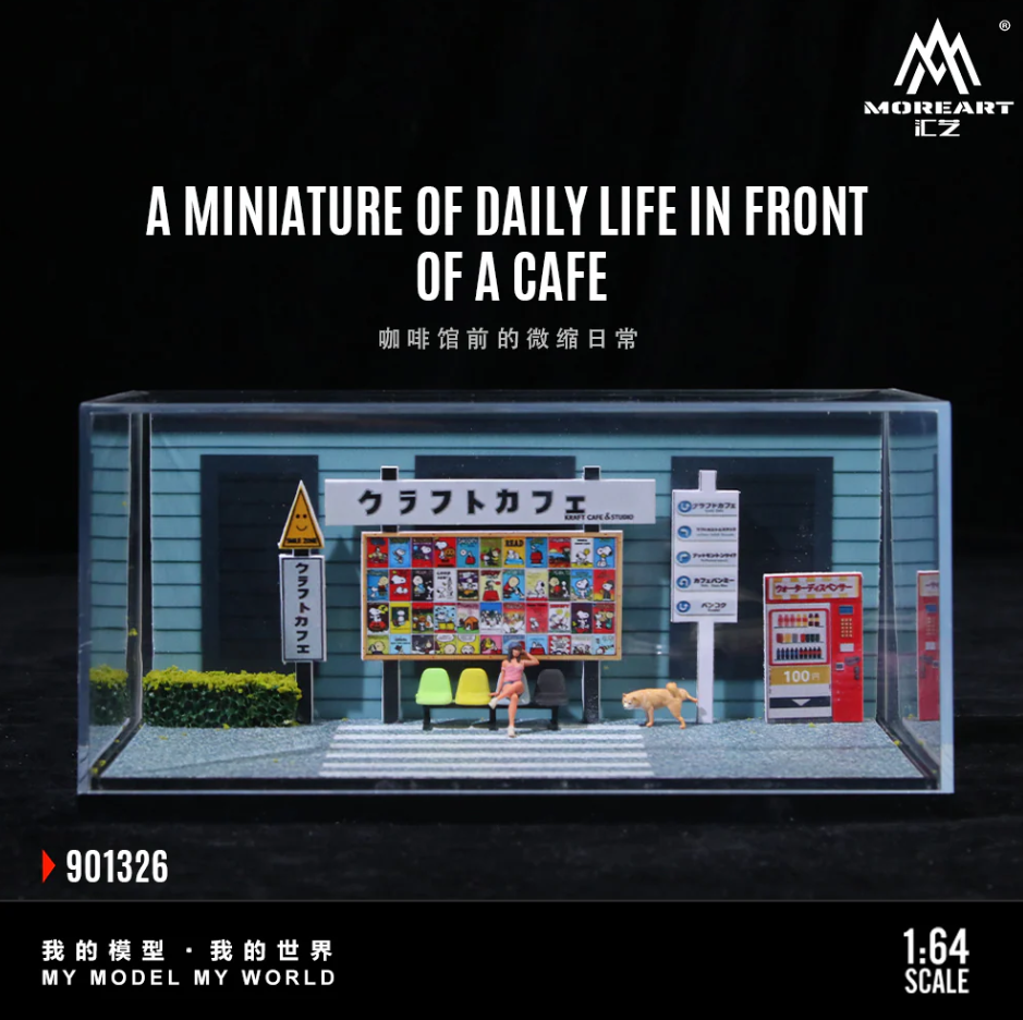 PREORDER Moreart 1:64 Daily Life in Front of a Cafe