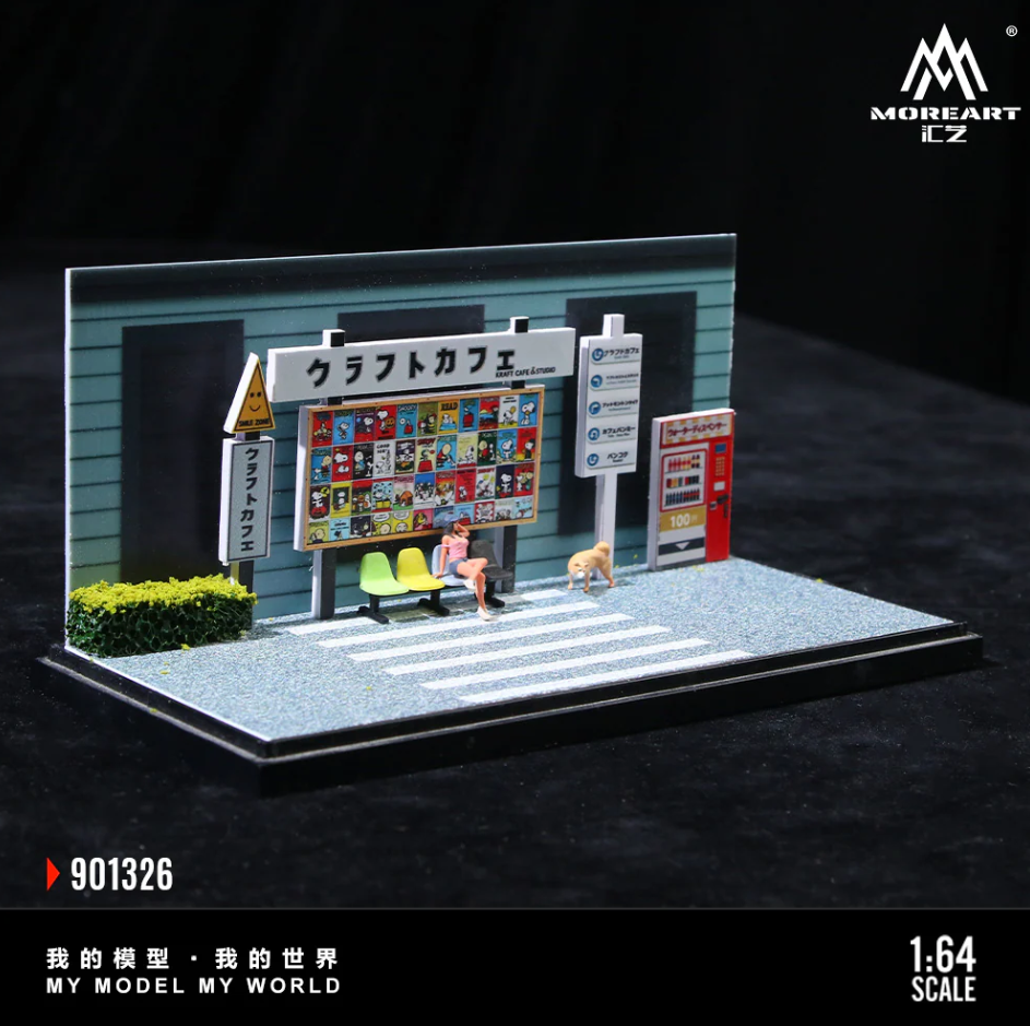 PREORDER Moreart 1:64 Daily Life in Front of a Cafe