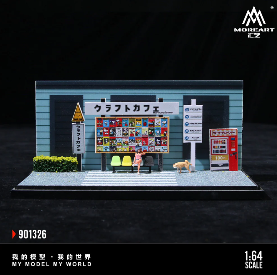 PREORDER Moreart 1:64 Daily Life in Front of a Cafe