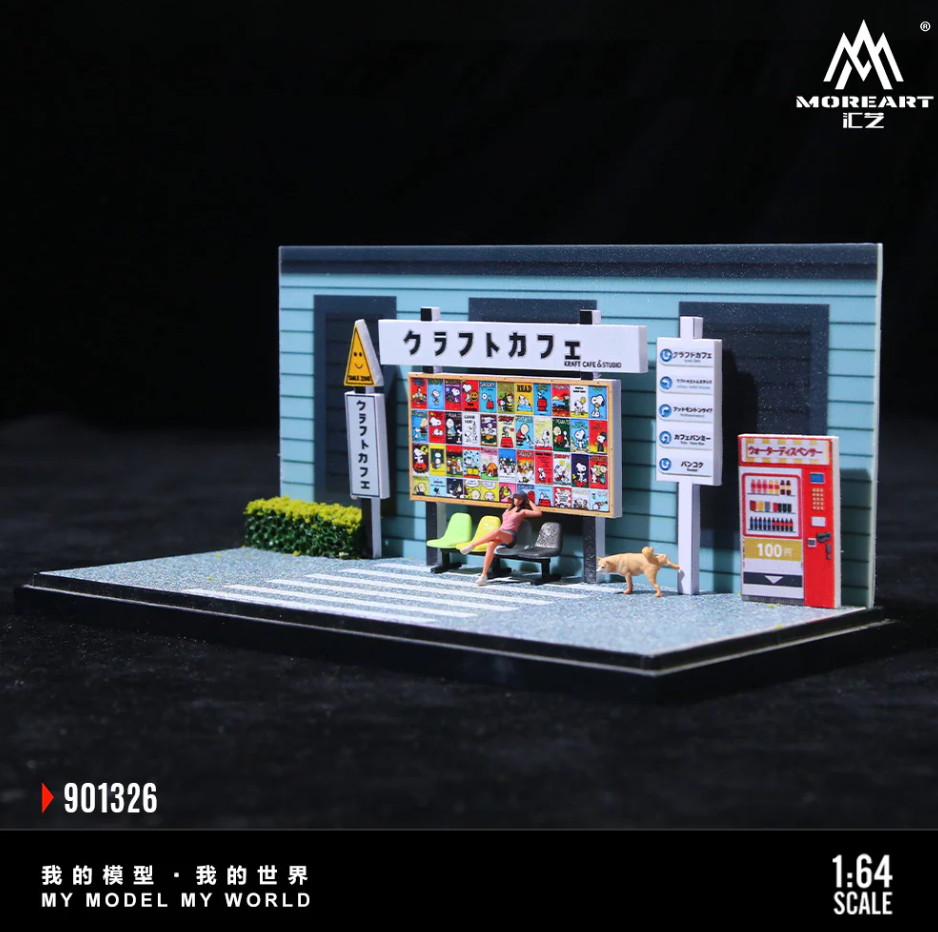 PREORDER Moreart 1:64 Daily Life in Front of a Cafe