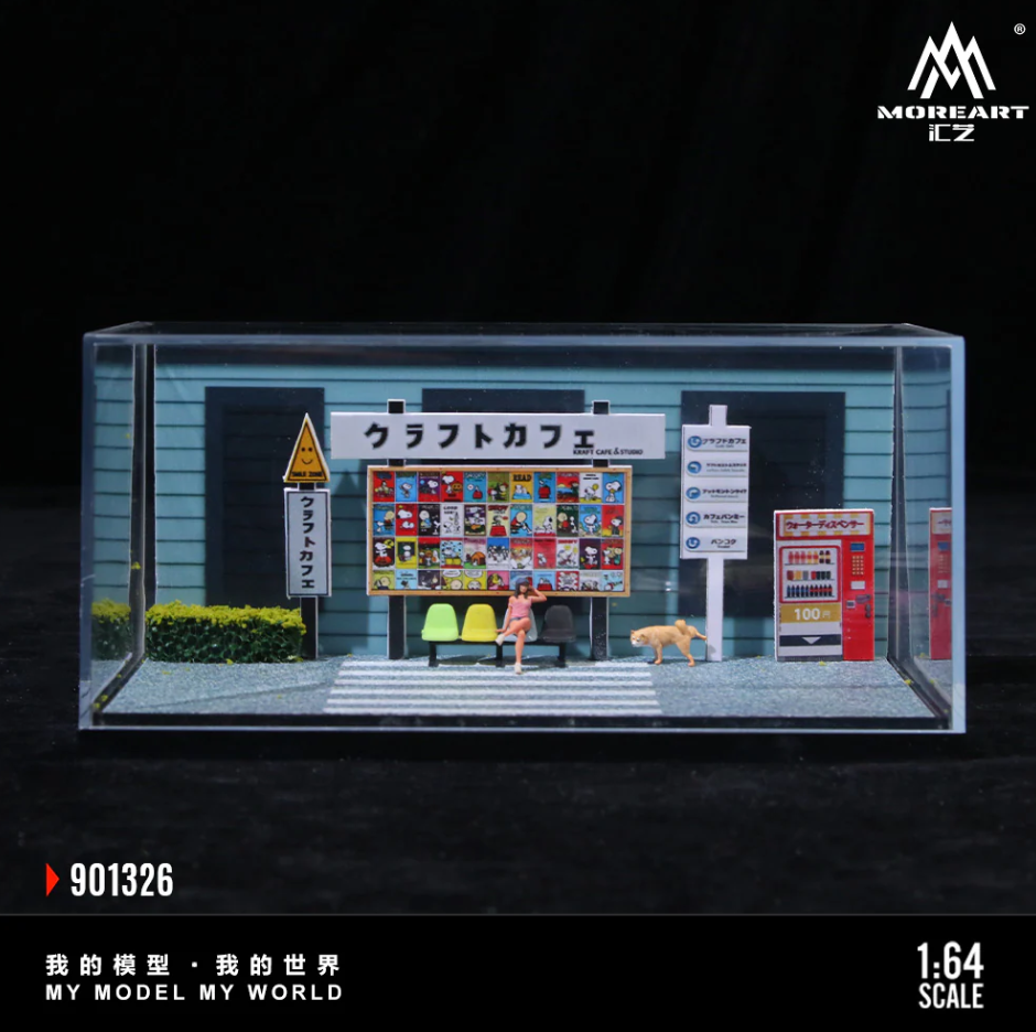 PREORDER Moreart 1:64 Daily Life in Front of a Cafe