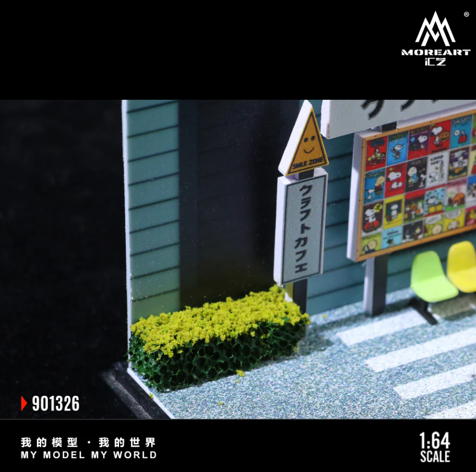 PREORDER Moreart 1:64 Daily Life in Front of a Cafe