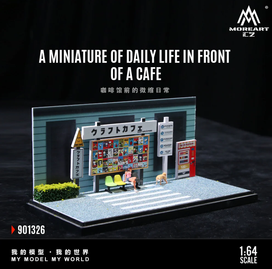 PREORDER Moreart 1:64 Daily Life in Front of a Cafe