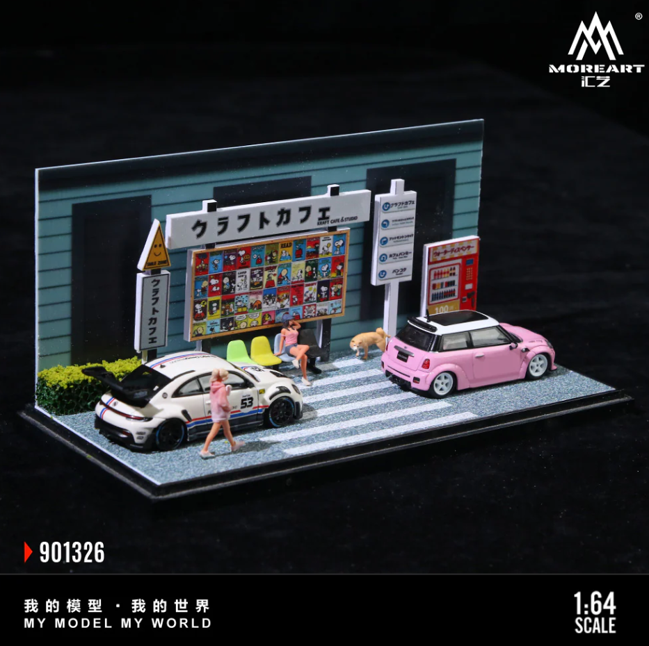 PREORDER Moreart 1:64 Daily Life in Front of a Cafe