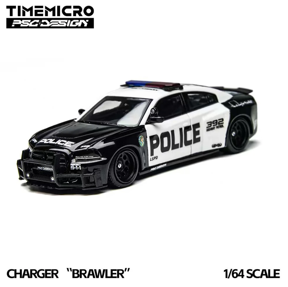 TimeMicro X PSC DESIGN 1:64 ”Charger "Brawler" LSPD