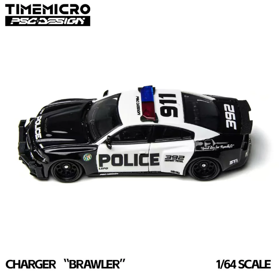 TimeMicro X PSC DESIGN 1:64 ”Charger "Brawler" LSPD