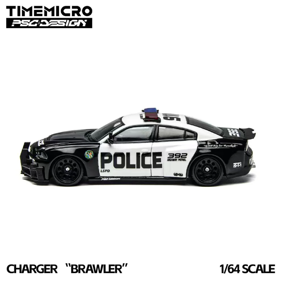 TimeMicro X PSC DESIGN 1:64 ”Charger "Brawler" LSPD