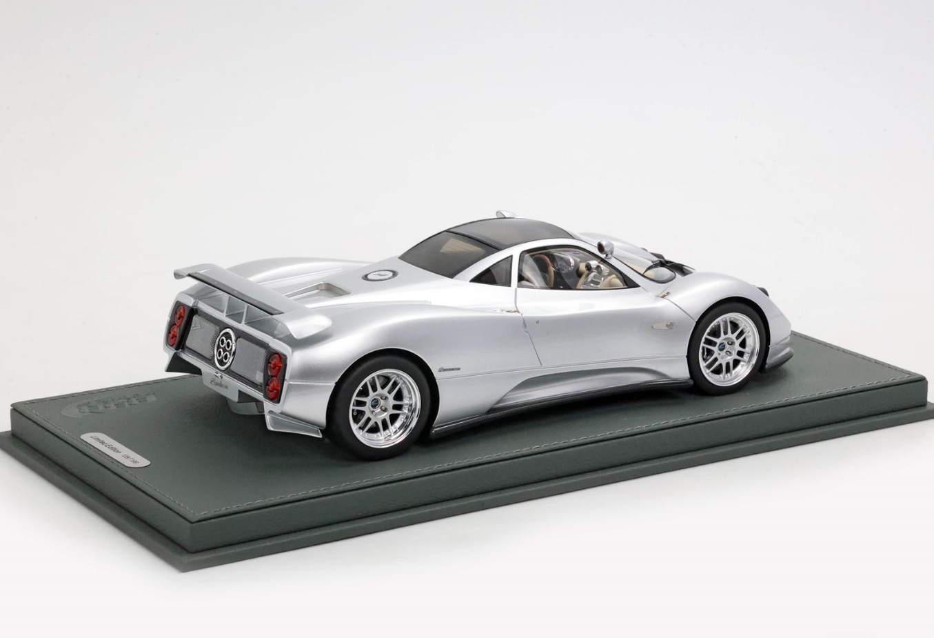 PREORDER BBR 1:18 Pagani ZONDA C12 001 1999 Silver 20th anniversary restoration