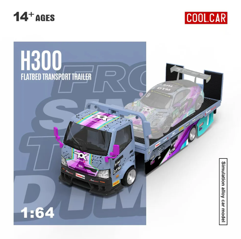 Cool Car 1:64 Hino H300 'DTM Livery'