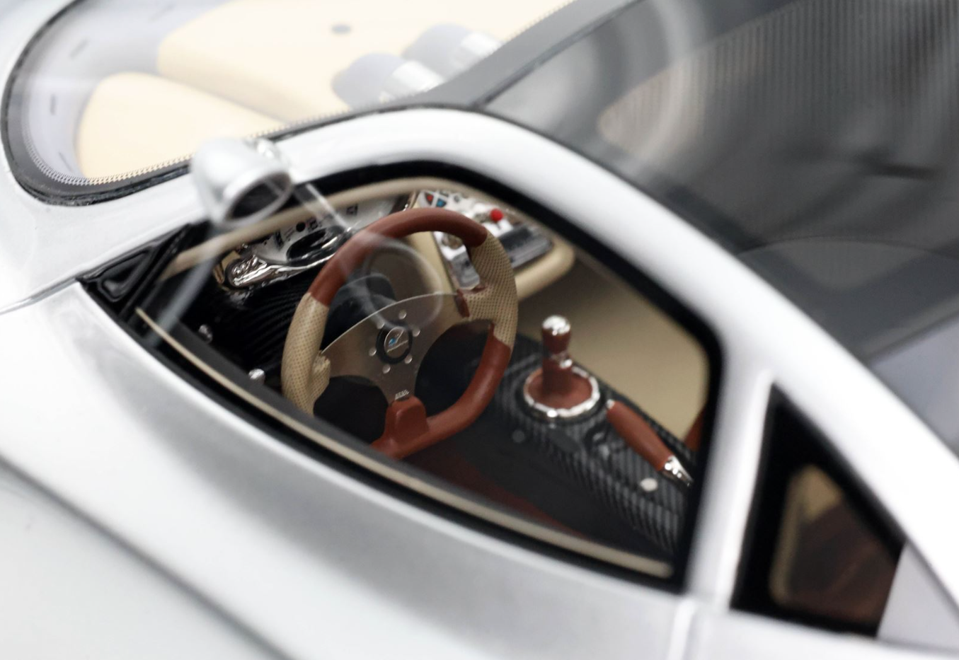 PREORDER BBR 1:18 Pagani ZONDA C12 001 1999 Silver 20th anniversary restoration