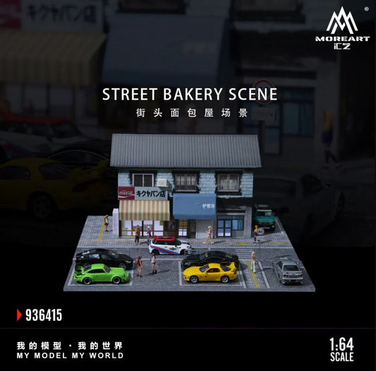 MoreArt 1:64 Street Bakery Scene