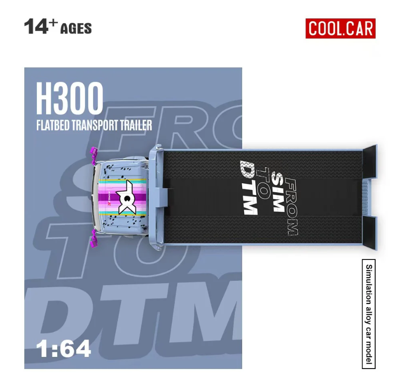 Cool Car 1:64 Hino H300 'DTM Livery'