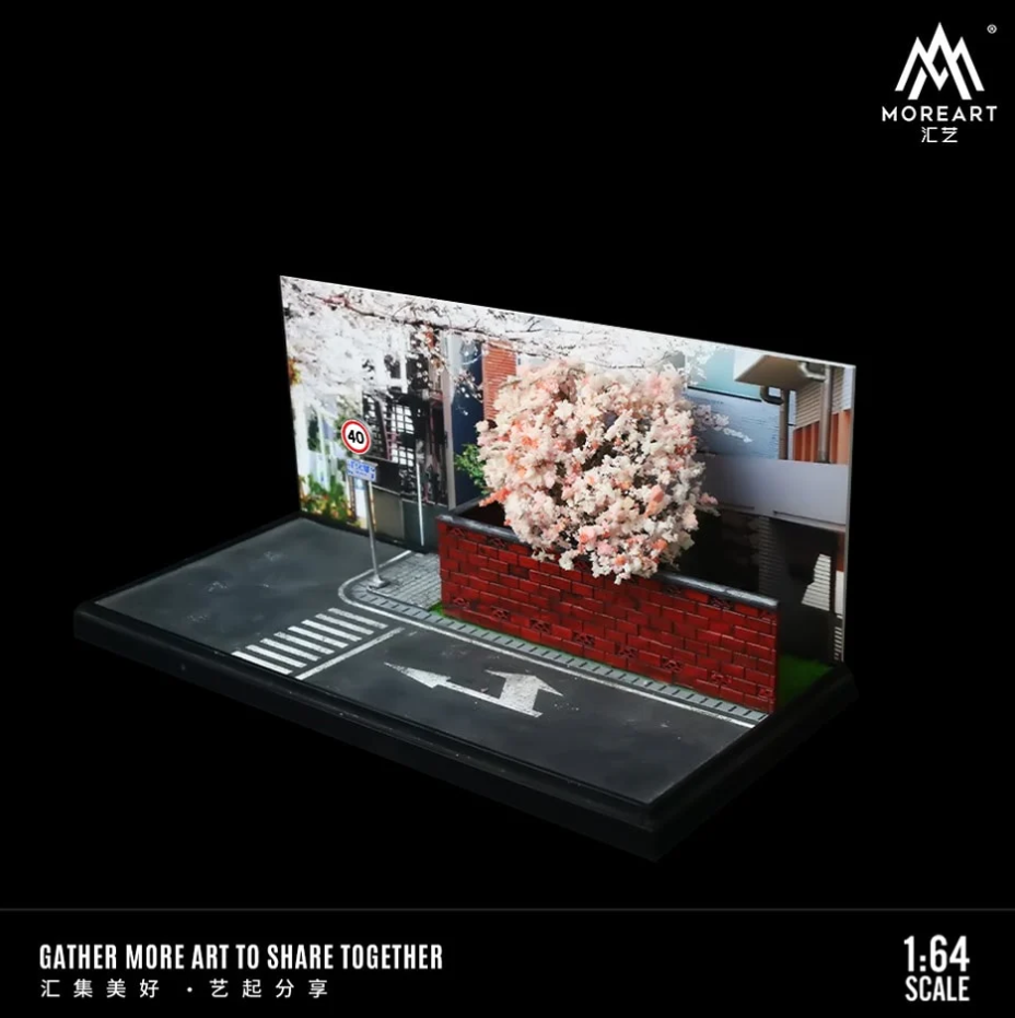 Moreart 1:64 Sakura Strasse Scene Model