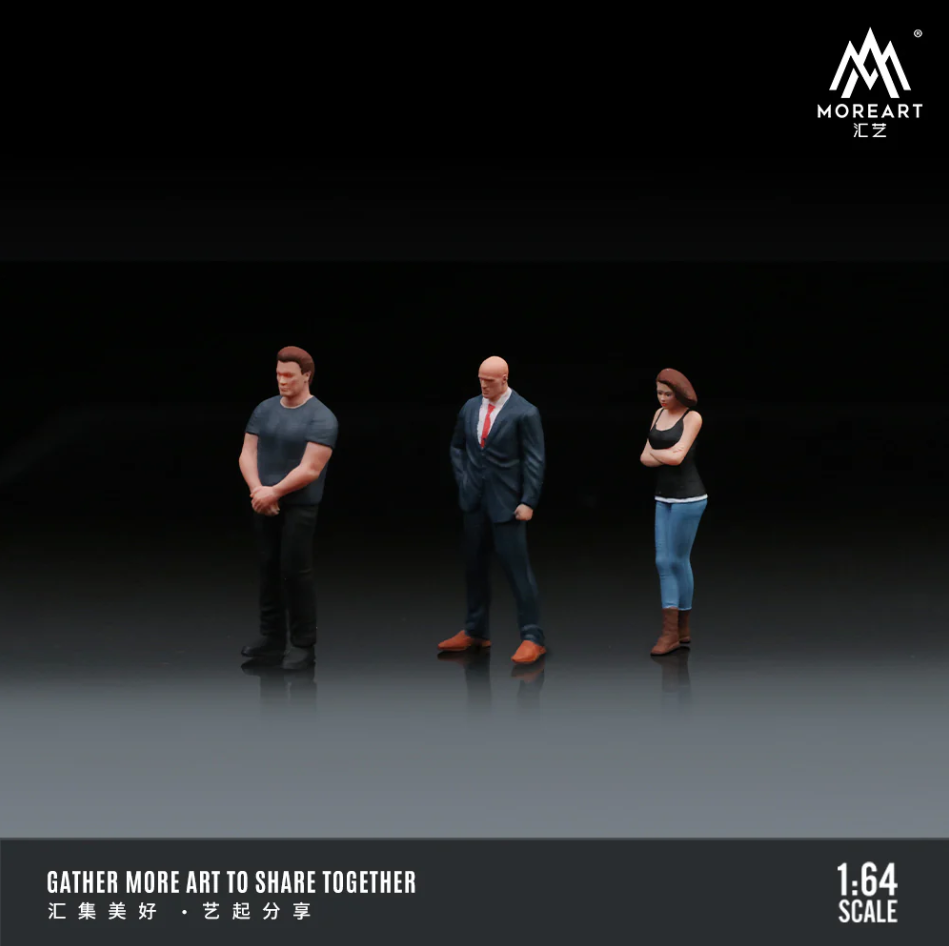 MoreArt 1:64 FAST AND FURIOUS DOLL E SET