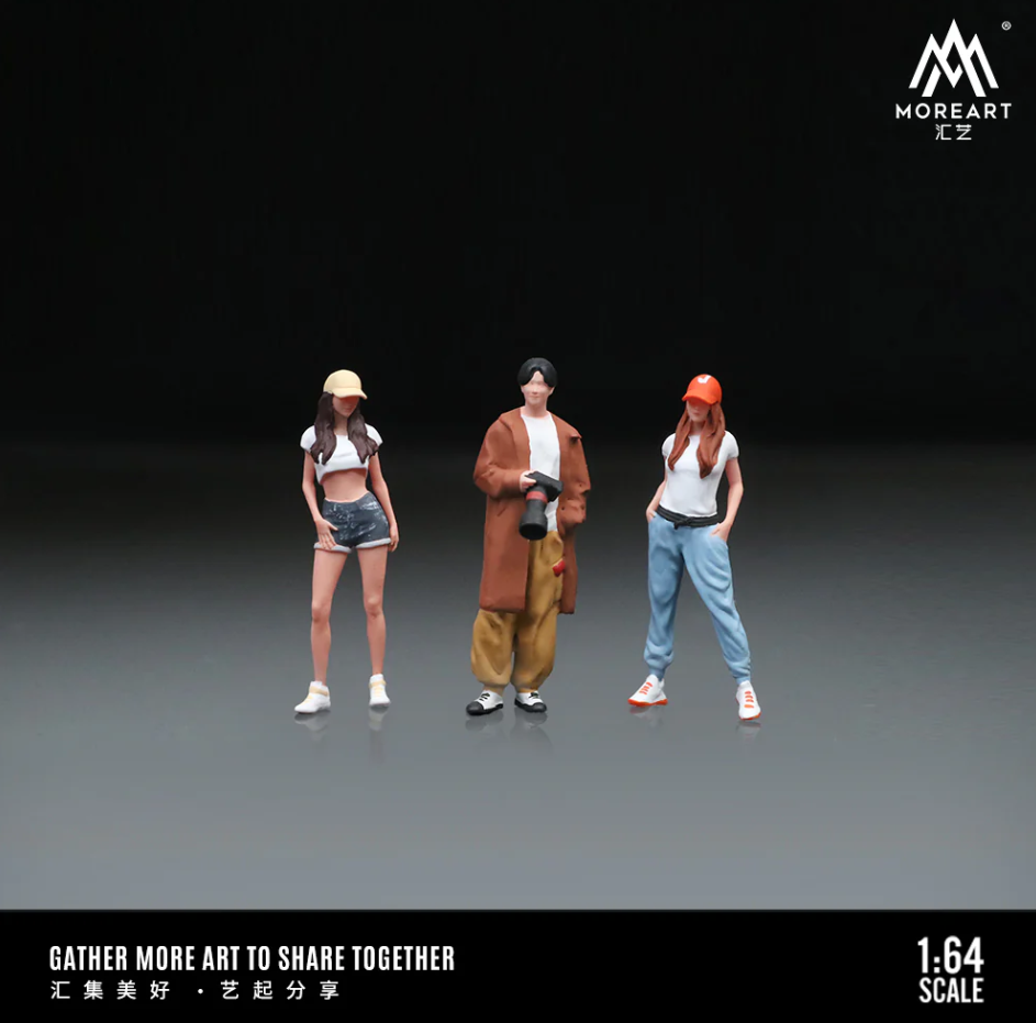 Moreart 1:64 Travel Photography Doll Set