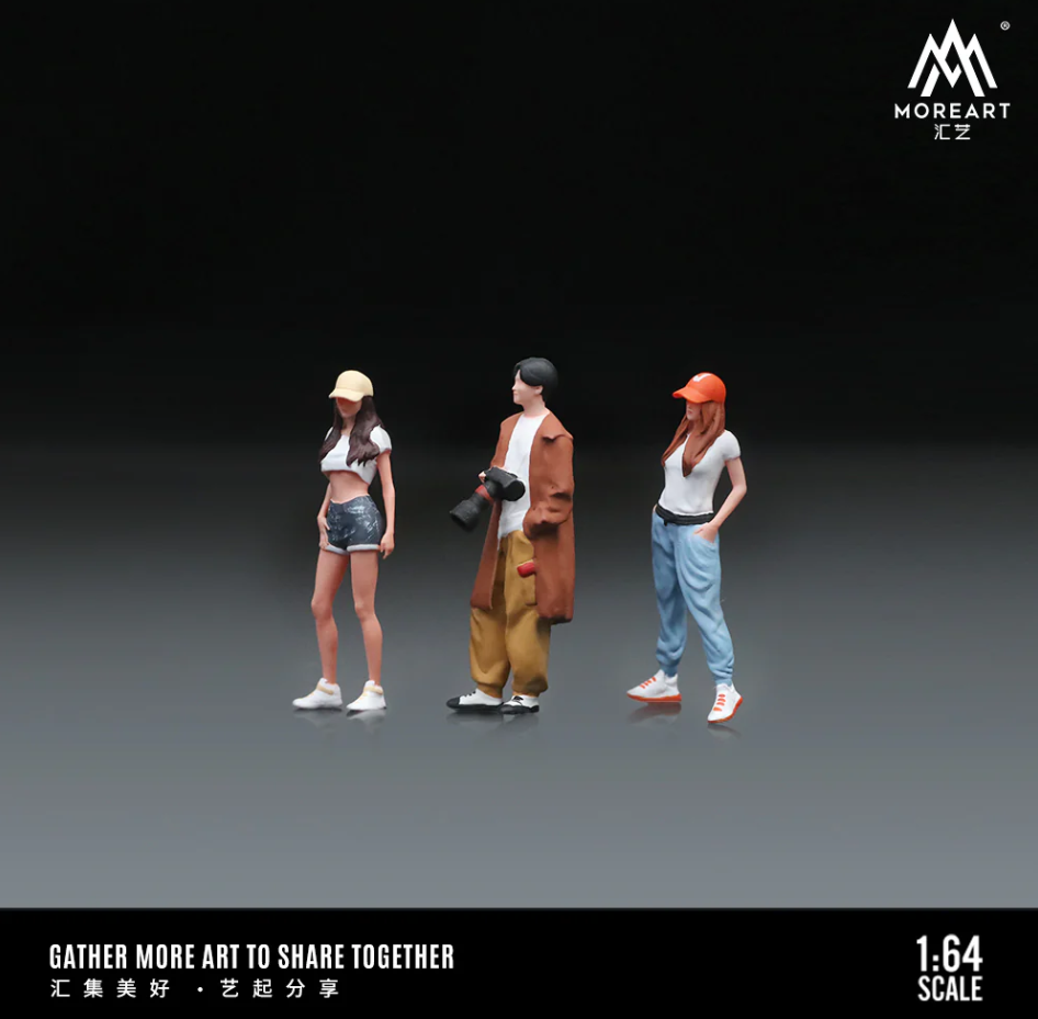 Moreart 1:64 Travel Photography Doll Set