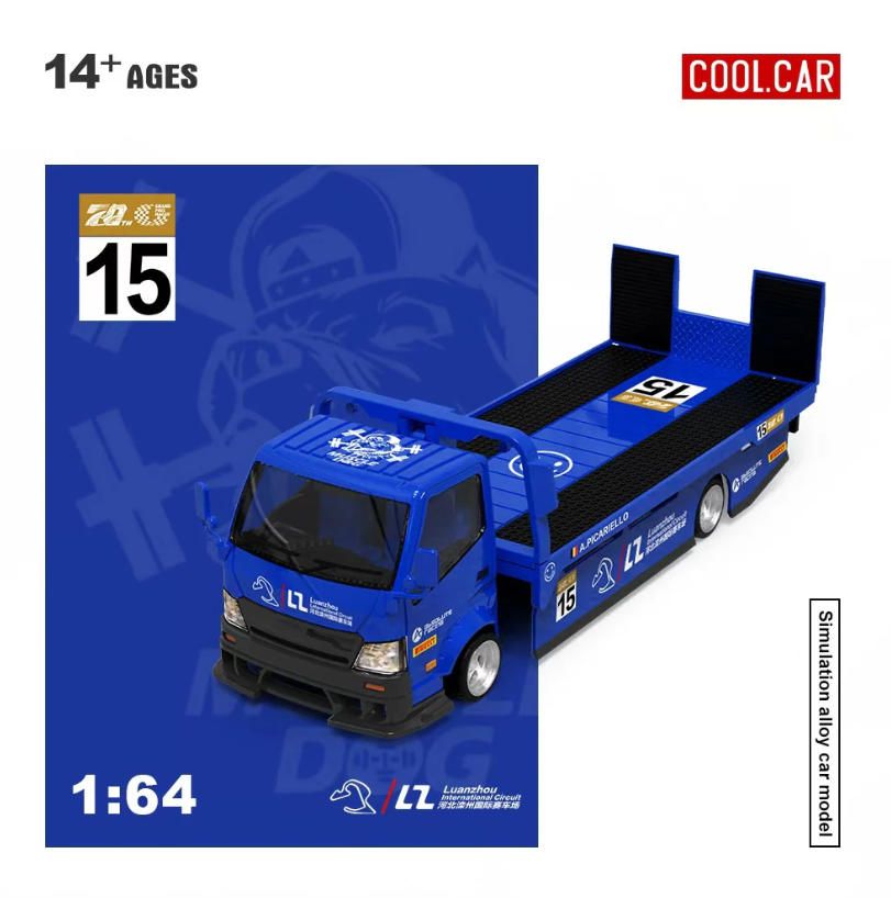Cool Car 1:64 Hino H300 (Blue No.15)
