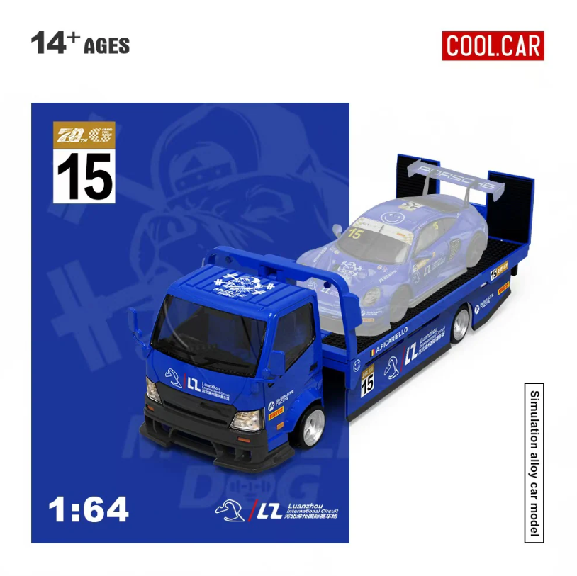 Cool Car 1:64 Hino H300 (Blue No.15)