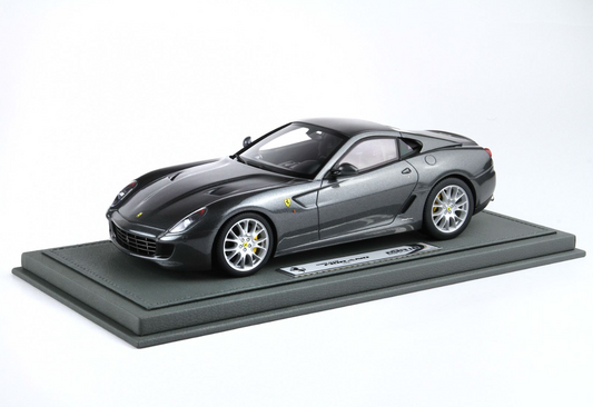 PREORDER BBR 1:18 FERRARI 599 GTB FIORANO 2006 Manual Gear (Silverstone Grey)