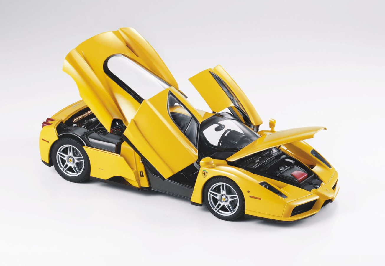 PREORDER BBR 1:18 Ferrari Enzo F60 'Open Diecast' (Giallo Modena - Silver Wheels) LUXURY PACK
