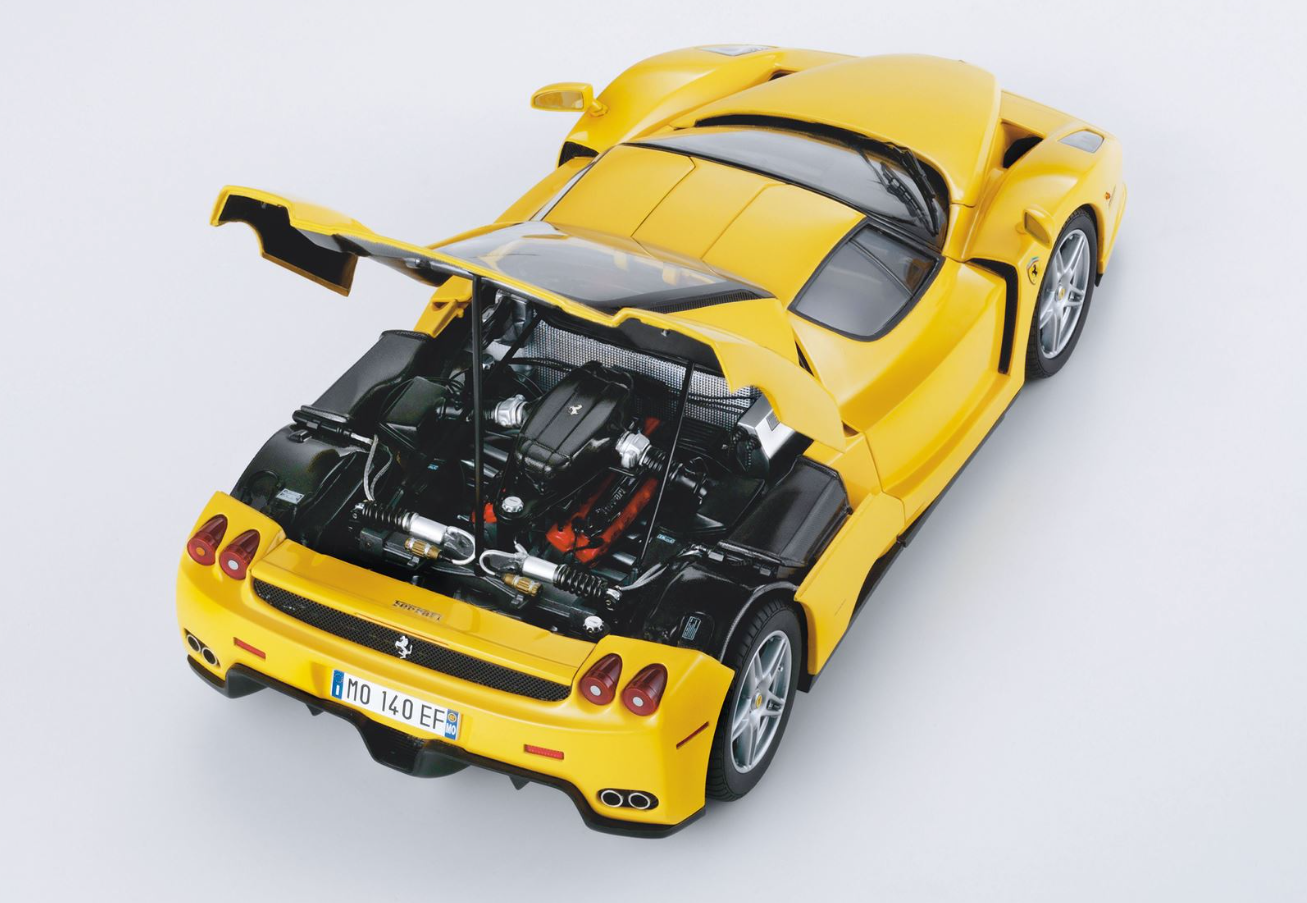 PREORDER BBR 1:18 Ferrari Enzo F60 'Open Diecast' (Giallo Modena - Silver Wheels) LUXURY PACK