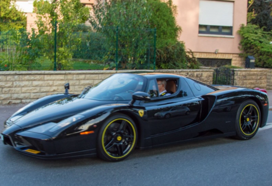 PREORDER BBR 1:18 Ferrari Enzo F60 'Open Diecast' (Nero DS - Black/Yellow Wheels) LUXURY PACK