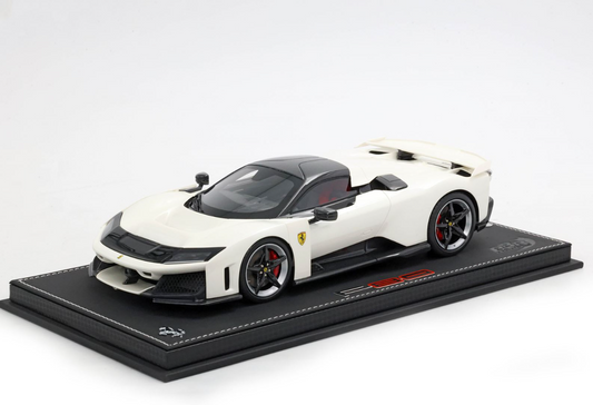 PREORDER BBR 1:18 Ferrari F80 (Bianco Italia - Bicolore Wheels)