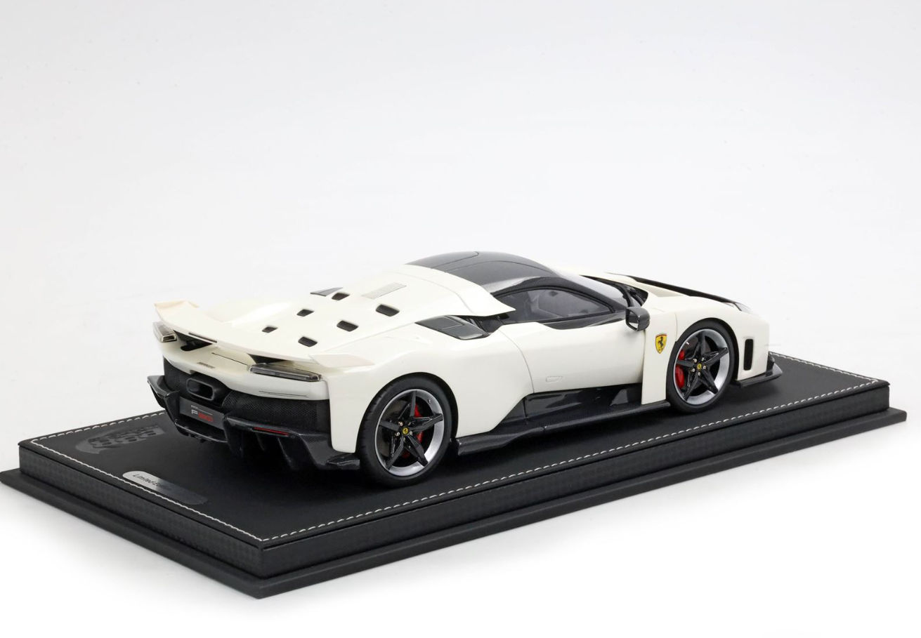 PREORDER BBR 1:18 Ferrari F80 (Bianco Italia - Bicolore Wheels)