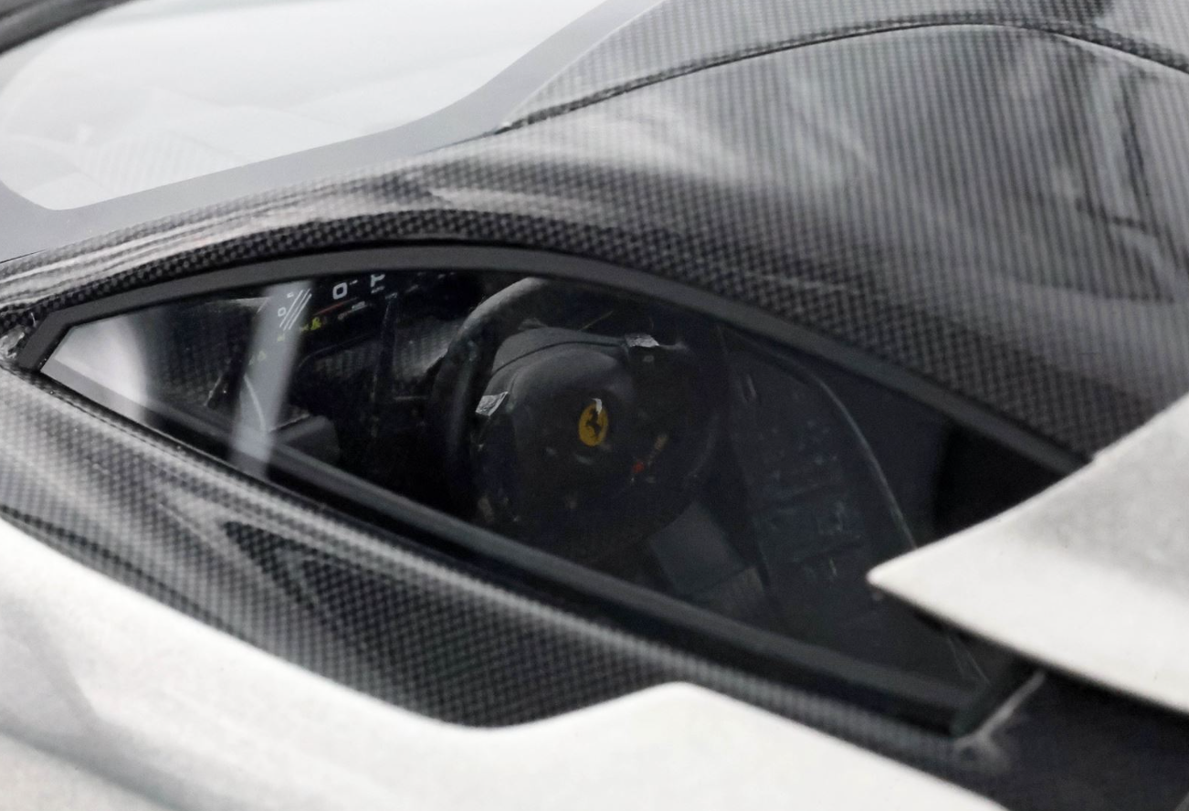 PREORDER BBR 1:18 Ferrari F80 (Glossy Aluminium - Bicolore Wheels)