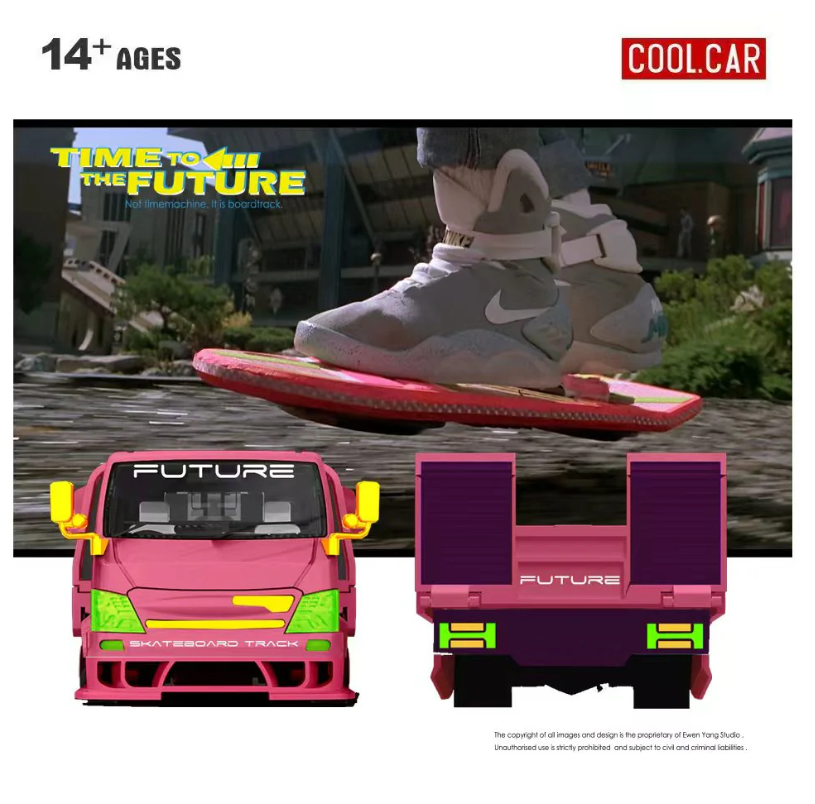 Cool Car 1:64 Hino H300 (Back to the Future)