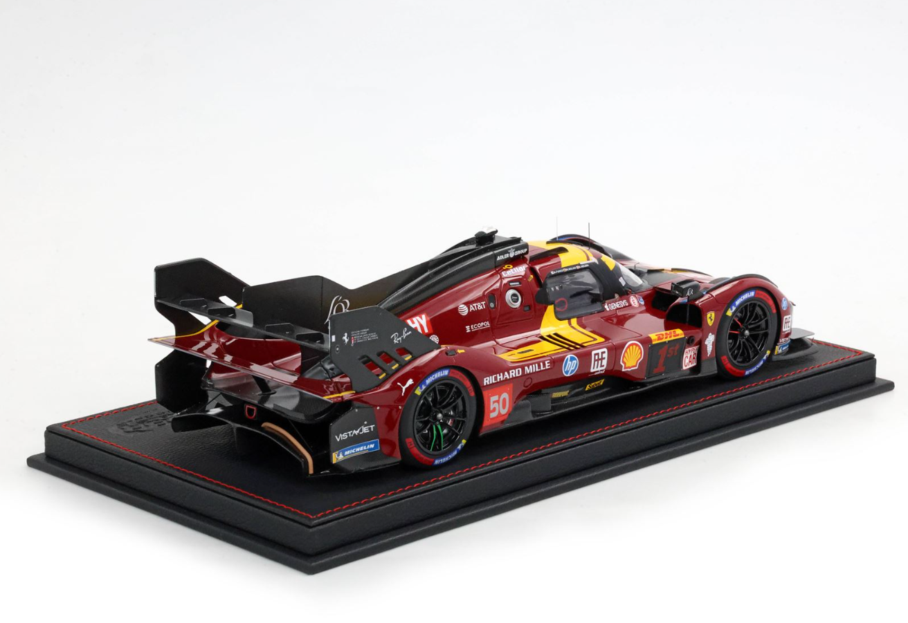 PREORDER BBR 1:18 Ferrari 499P N.50 Winner Qatar 1812km 2025 (Fuoco Nielsen Molina Special Pack)