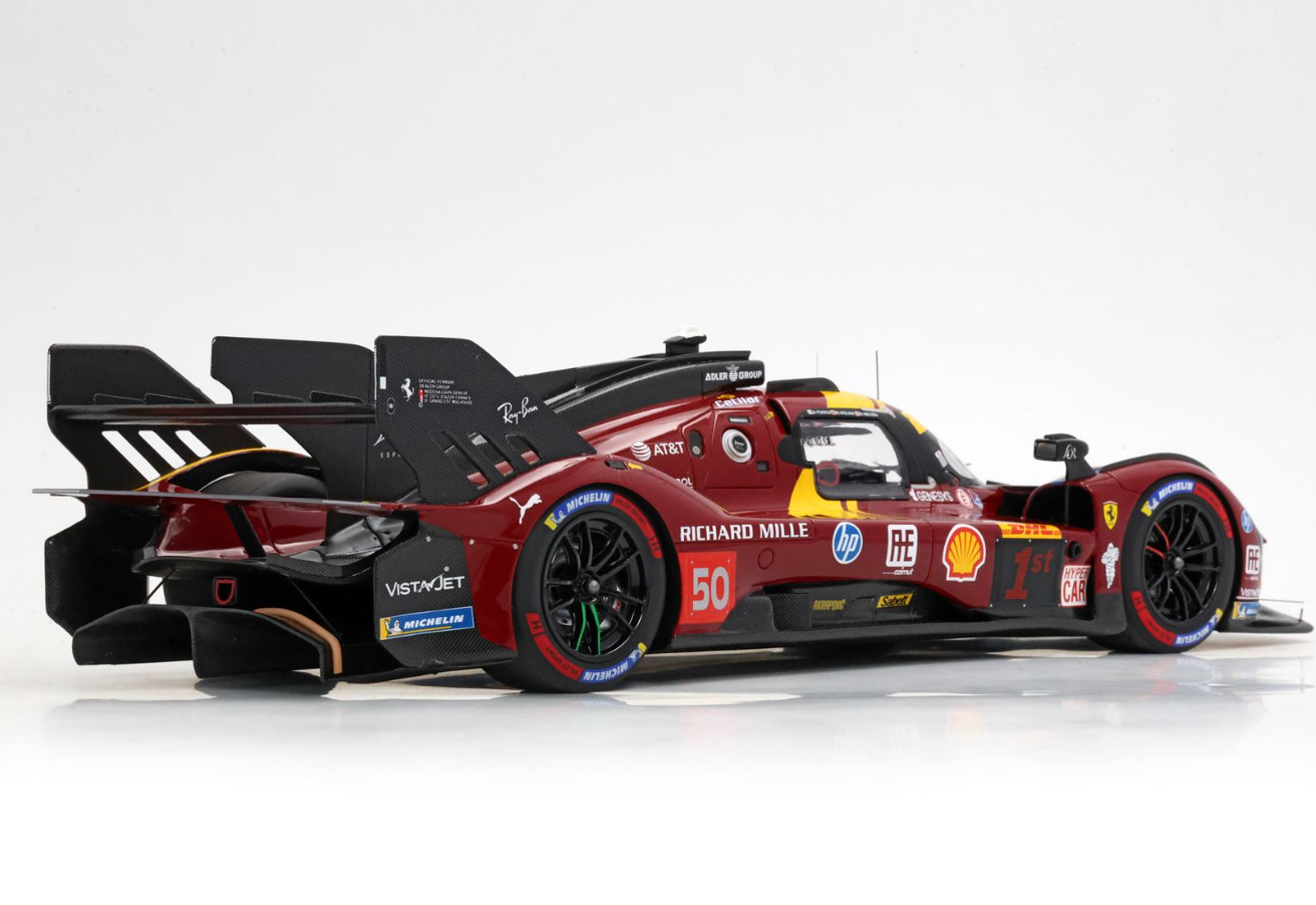 PREORDER BBR 1:18 Ferrari 499P N.50 Winner Qatar 1812km 2025 (Fuoco Nielsen Molina Special Pack)