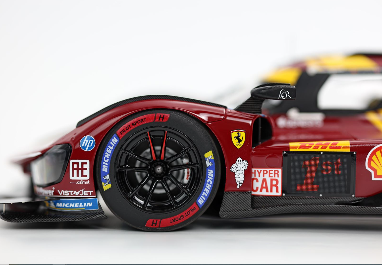 PREORDER BBR 1:18 Ferrari 499P N.50 Winner Qatar 1812km 2025 (Fuoco Nielsen Molina Special Pack)