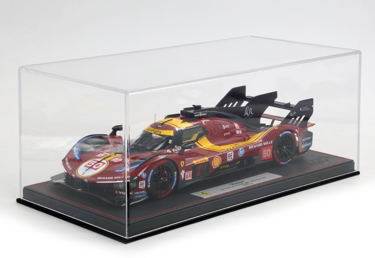 PREORDER BBR 1:18 Ferrari 499P N.50 Winner Qatar 1812km 2025 (Fuoco Nielsen Molina Special Pack)