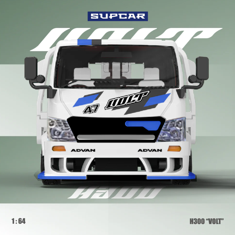 SUPCAR 1:64 Hino H300 (ADVAN VOLT)